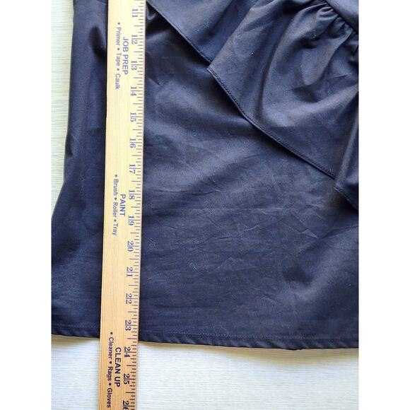 TOP/BLOUSE-INC-INTERNATIONAL CONCEPTS-Black-Sleeveless-Ruffle-Size LARGE - Picture 11 of 14